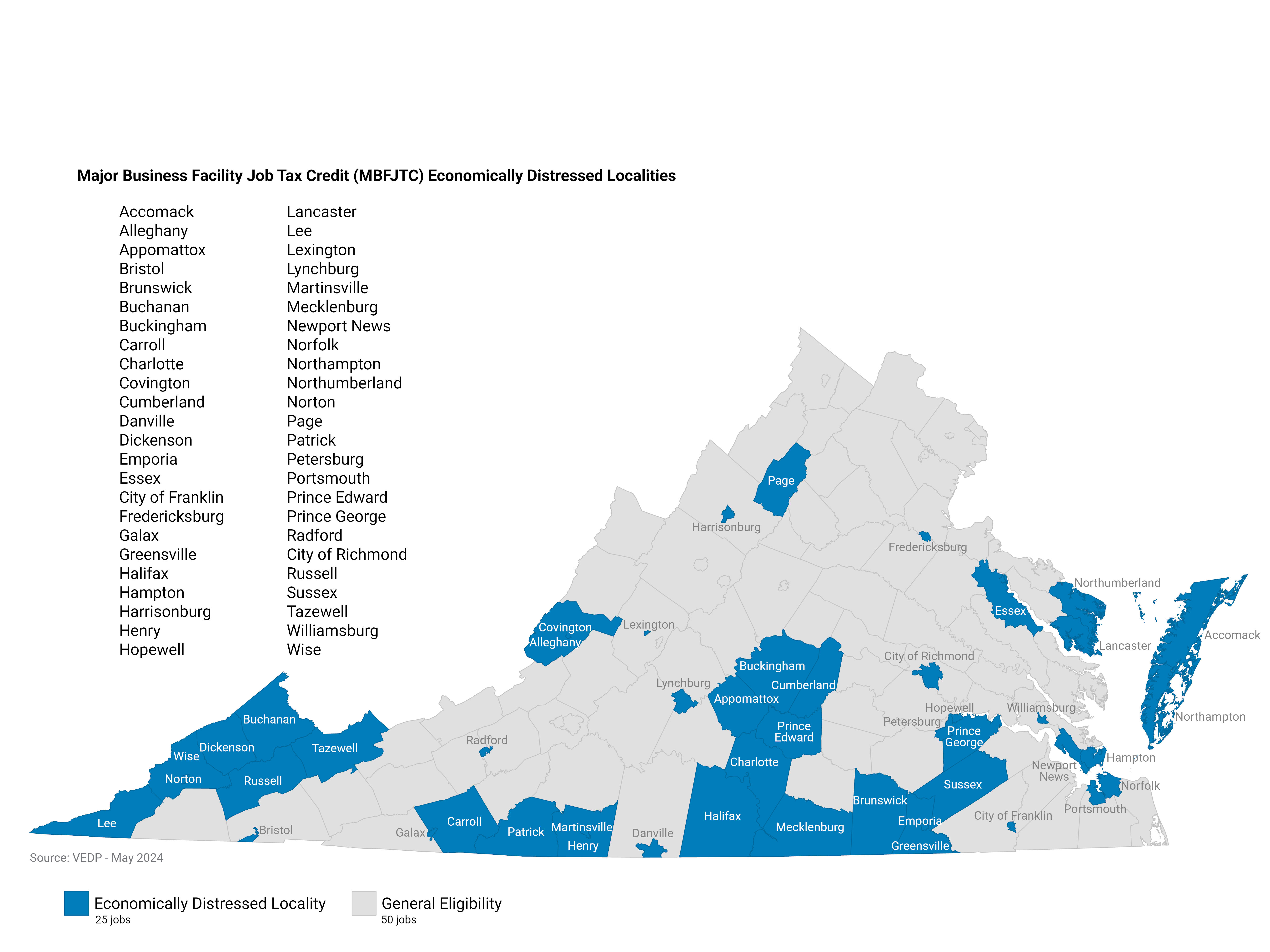 Major Business Facility Job Tax Credit | Virginia Economic Development ...